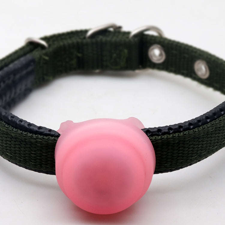 Pet Collar Anti-Lost Location Tracker Silicone Protective Case with Light For AirTag 2nd Gen / Ai...