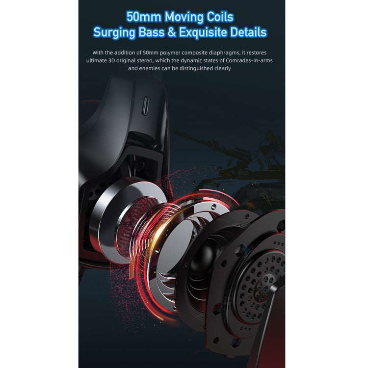 awei GM-1 USB + 3.5mm Ambient Light Gaming Headset with Microphone, GM-1