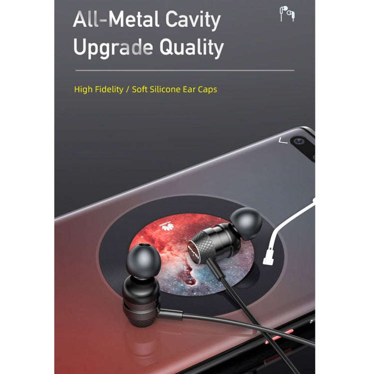 awei TC-5 Type-C / USB-C Mini Stereo In-ear Wired Earphone, TC-5