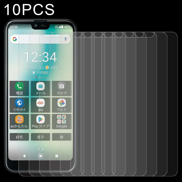 10 PCS 0.26mm 9H 2.5D Tempered Glass Film