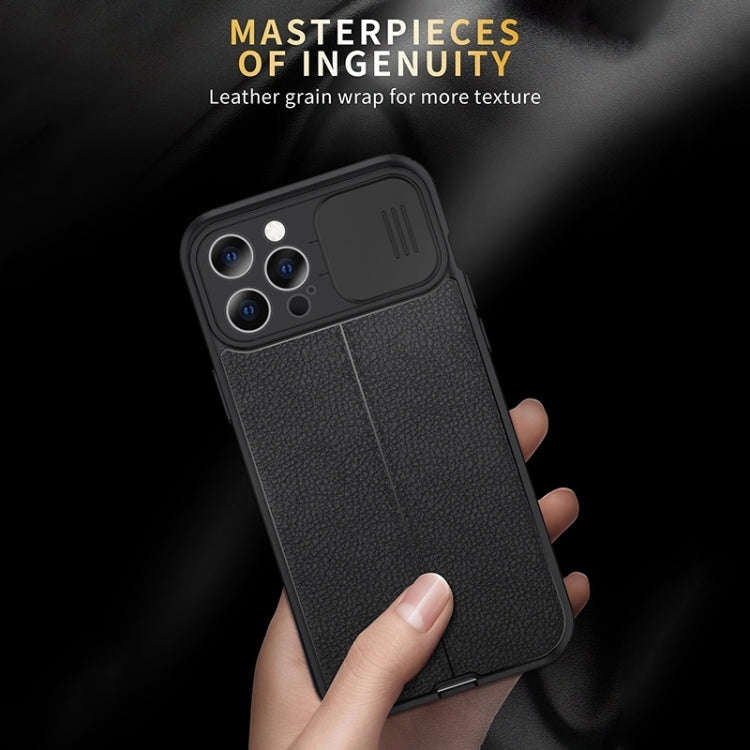 Litchi Texture Sliding Camshield TPU Protective Phone Case, For Xiaomi Redmi Note 10 Pro 4G