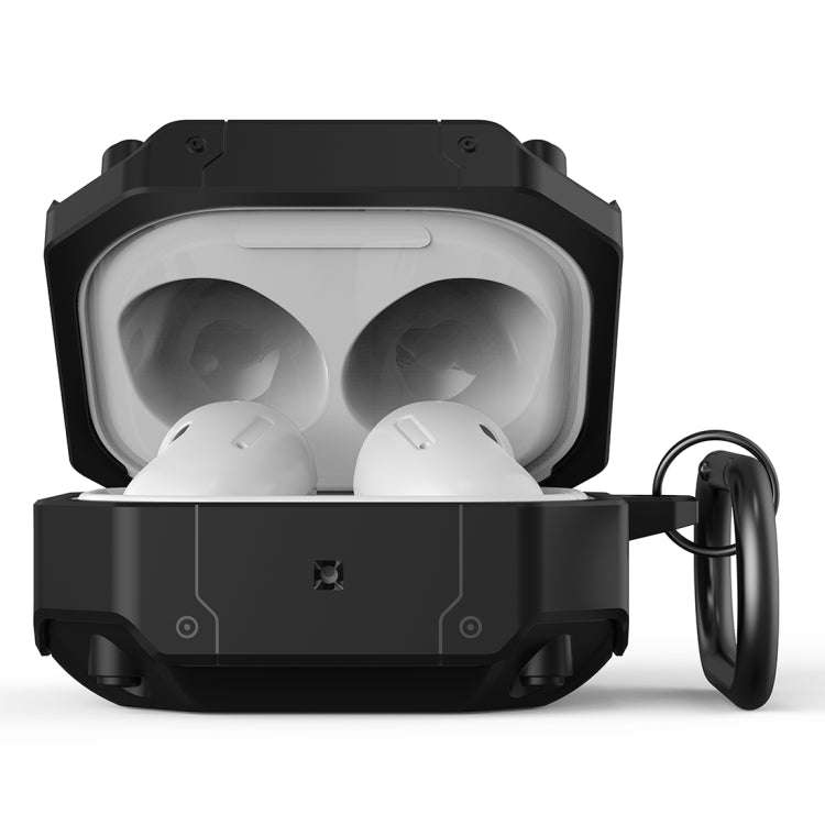 Mecha Hardware Earphone Protective Case with Hook, For Samsung Galaxy Buds 2 / Buds Pro / Buds Li...