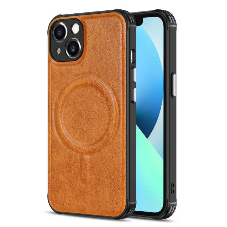 Crazy Horse Cowhide Leather Magnetic Phone Case, For iPhone 13 mini, For iPhone 13, For iPhone 13...