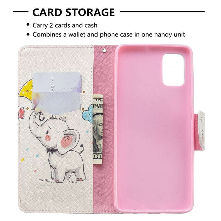 Colored Drawing Pattern Horizontal Flip Leather Case with Holder & Card Slots & Wallet, For Galax...