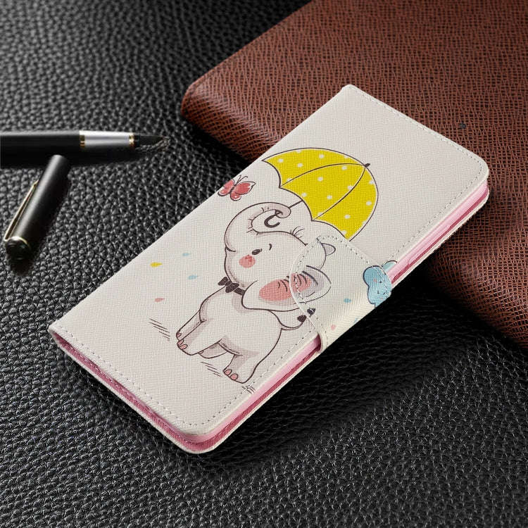 Colored Drawing Pattern Horizontal Flip Leather Case with Holder & Card Slots & Wallet, For Galax...