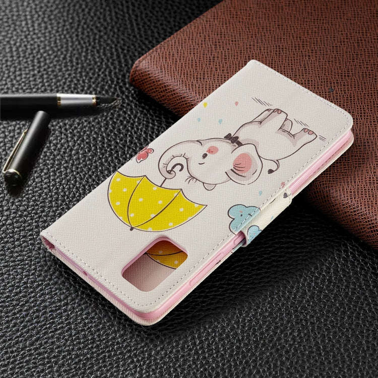 Colored Drawing Pattern Horizontal Flip Leather Case with Holder & Card Slots & Wallet, For Galax...