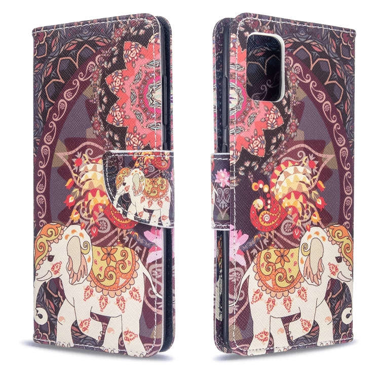 Colored Drawing Pattern Horizontal Flip Leather Case with Holder & Card Slots & Wallet, For Galax...
