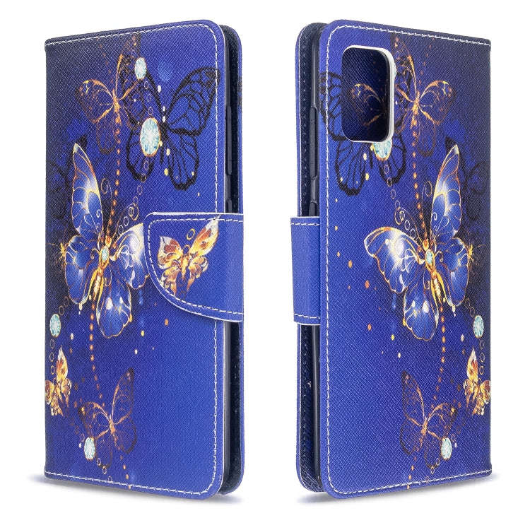 Colored Drawing Pattern Horizontal Flip Leather Case with Holder & Card Slots & Wallet, For Galax...
