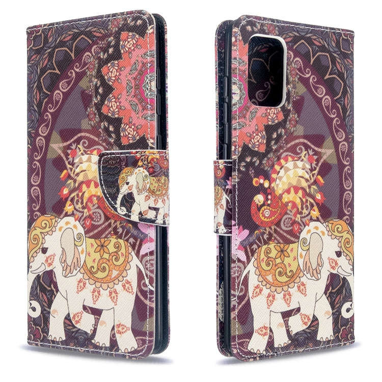 Colored Drawing Pattern Horizontal Flip Leather Case with Holder & Card Slots & Wallet, For Galax...