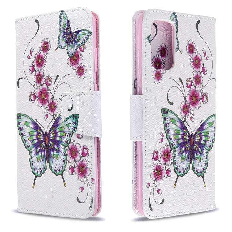 Colored Drawing Pattern Horizontal Flip Leather Case with Holder & Card Slots & Wallet, For Galax...