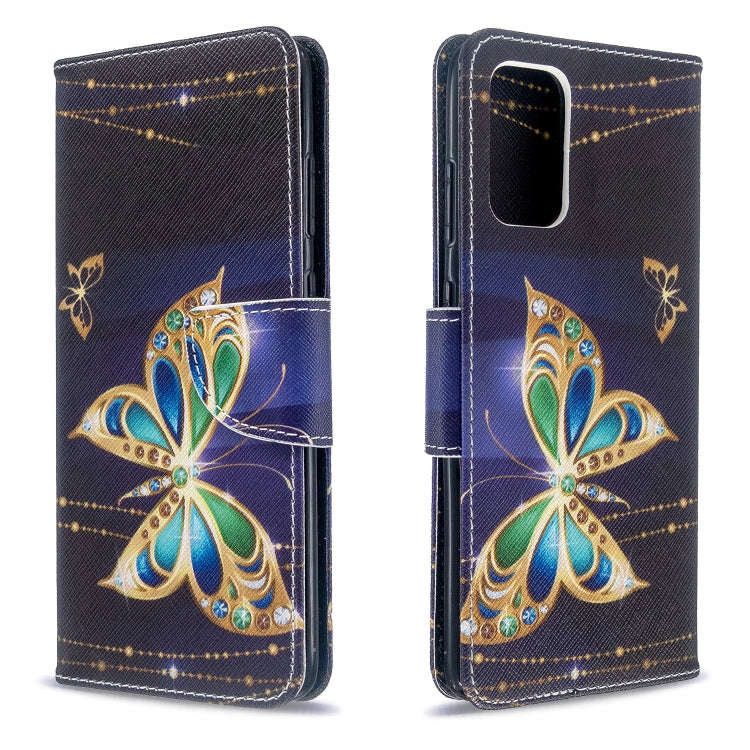 Colored Drawing Pattern Horizontal Flip Leather Case with Holder & Card Slots & Wallet, For Galax...