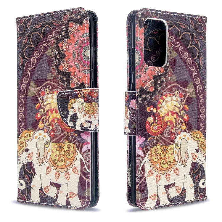 Colored Drawing Pattern Horizontal Flip Leather Case with Holder & Card Slots & Wallet, For Galax...