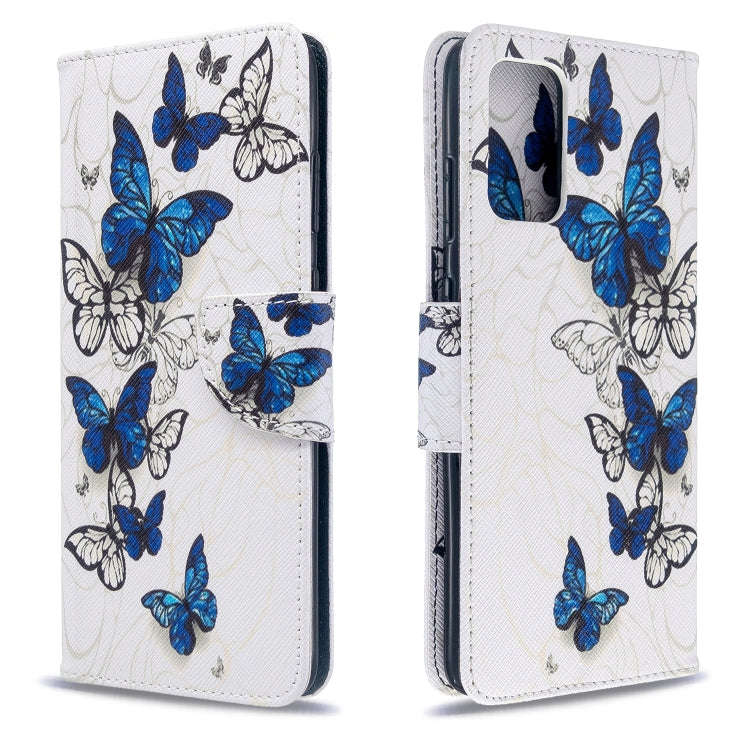 Colored Drawing Pattern Horizontal Flip Leather Case with Holder & Card Slots & Wallet, For Galax...