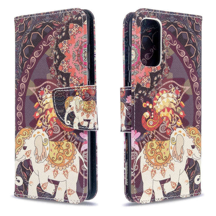 Colored Drawing Pattern Horizontal Flip Leather Case with Holder & Card Slots & Wallet, For Galax...