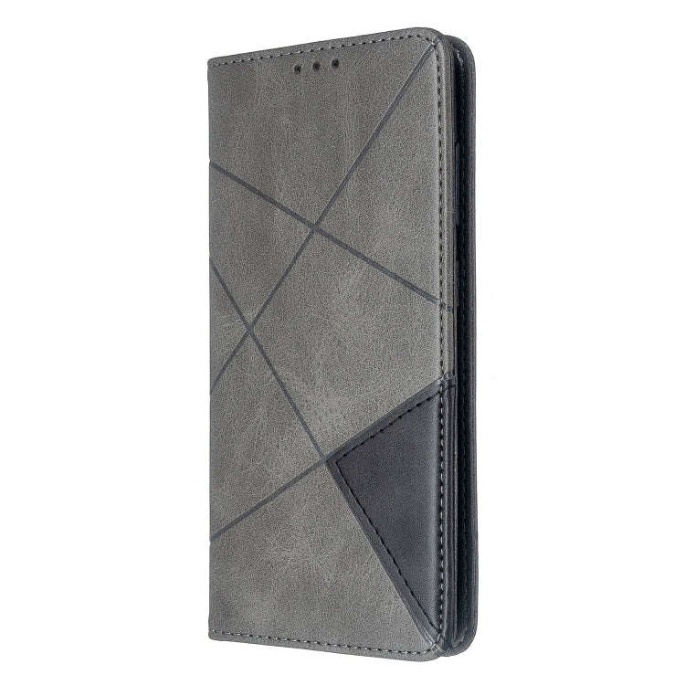 Rhombus Texture Horizontal Flip Magnetic Leather Case with Holder & Card Slots, For Galaxy S20, F...