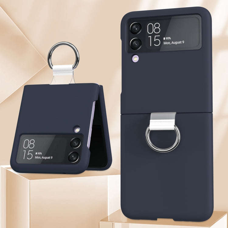 PC + PVC Ring Phone Case, For Samsung Galaxy Z Flip3 5G