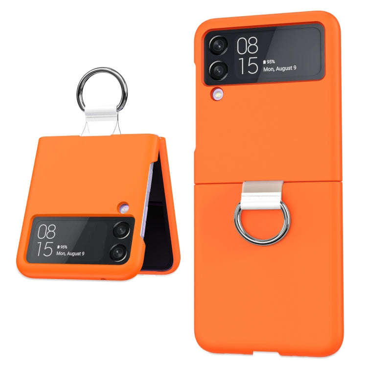 PC + PVC Ring Phone Case, For Samsung Galaxy Z Flip3 5G