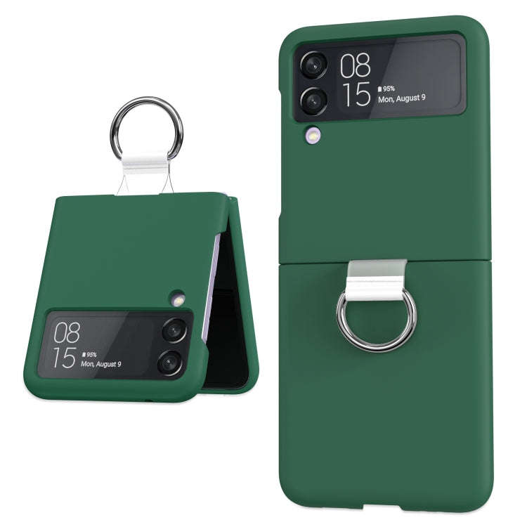 PC + PVC Ring Phone Case, For Samsung Galaxy Z Flip3 5G