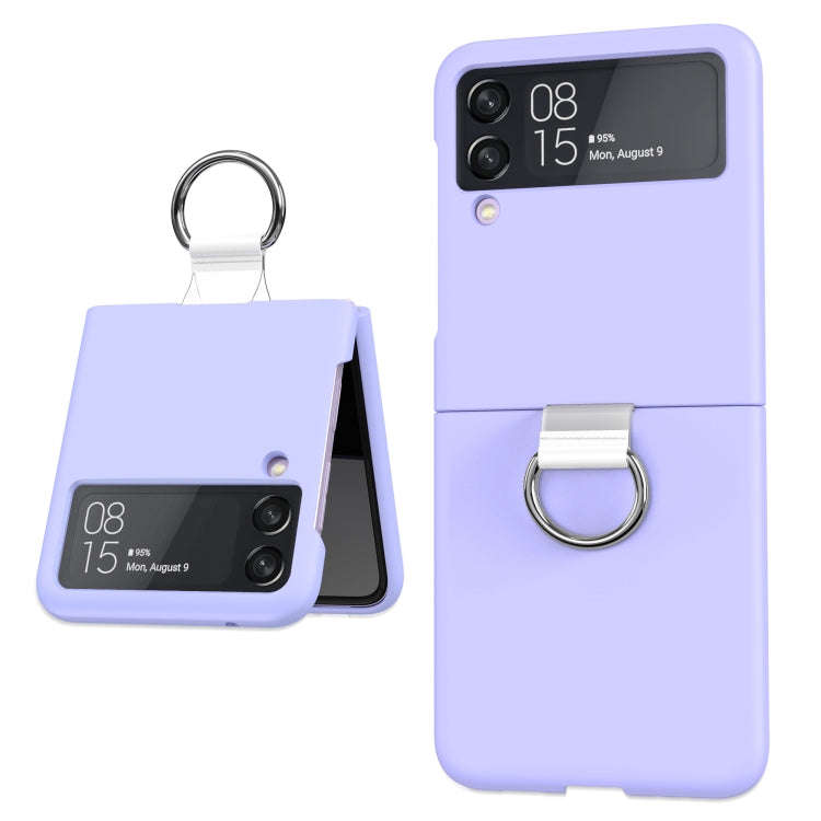 PC + PVC Ring Phone Case, For Samsung Galaxy Z Flip3 5G