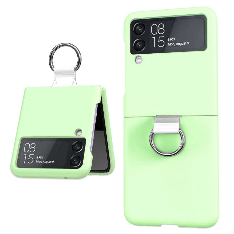 PC + PVC Ring Phone Case, For Samsung Galaxy Z Flip3 5G