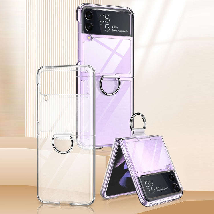 PC + PVC Ring Phone Case, For Samsung Galaxy Z Flip3 5G