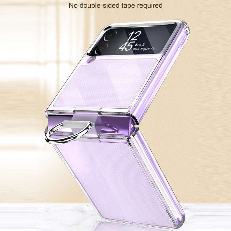 PC + PVC Ring Phone Case, For Samsung Galaxy Z Flip3 5G