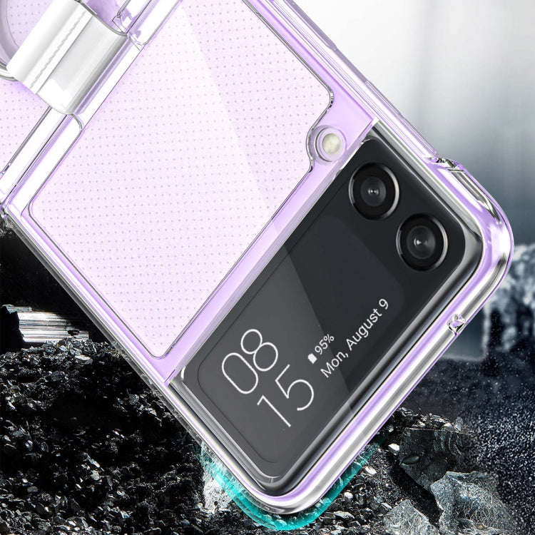PC + PVC Ring Phone Case, For Samsung Galaxy Z Flip3 5G