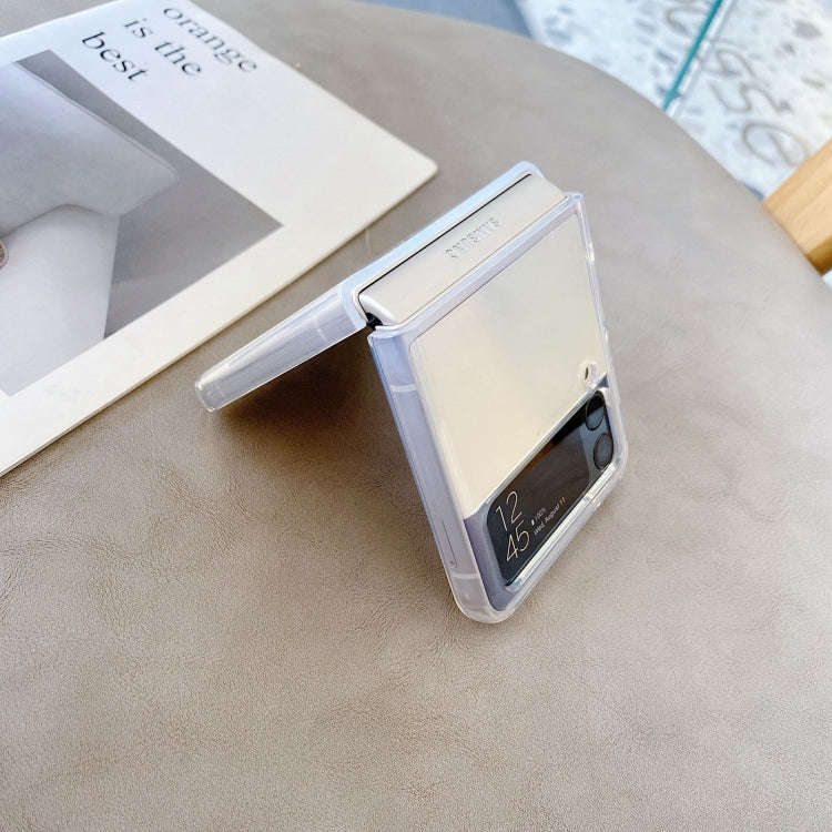 For Samsung Galaxy Z Flip4 Round Edge TPU Folding Phone Case, For Samsung Galaxy Z Flip4