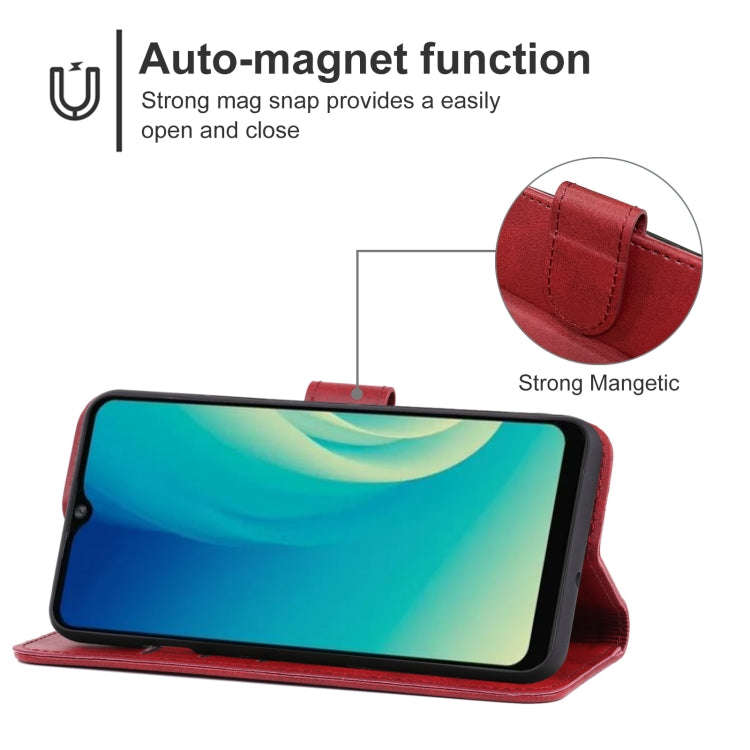 Leather Phone Case, For ZTE Blade A52