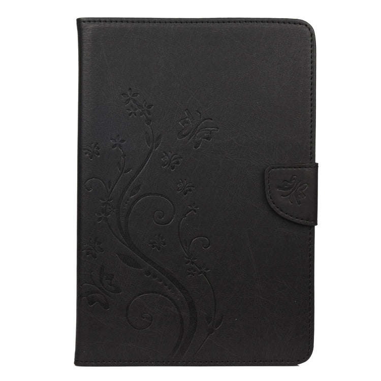 Butterfly Flower Embossing Pattern Leather Tablet Case, For Samsung Galaxy Tab A8 10.5 2021