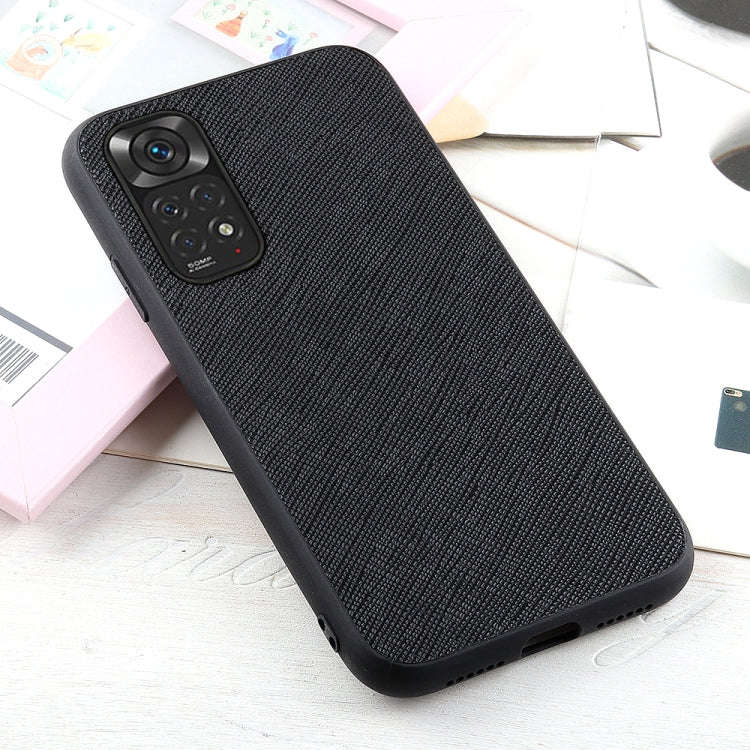 Cross Texture Leather Shockproof Phone Case, For Xiaomi Redmi Note 11 4G Global / Note 11S, For X...