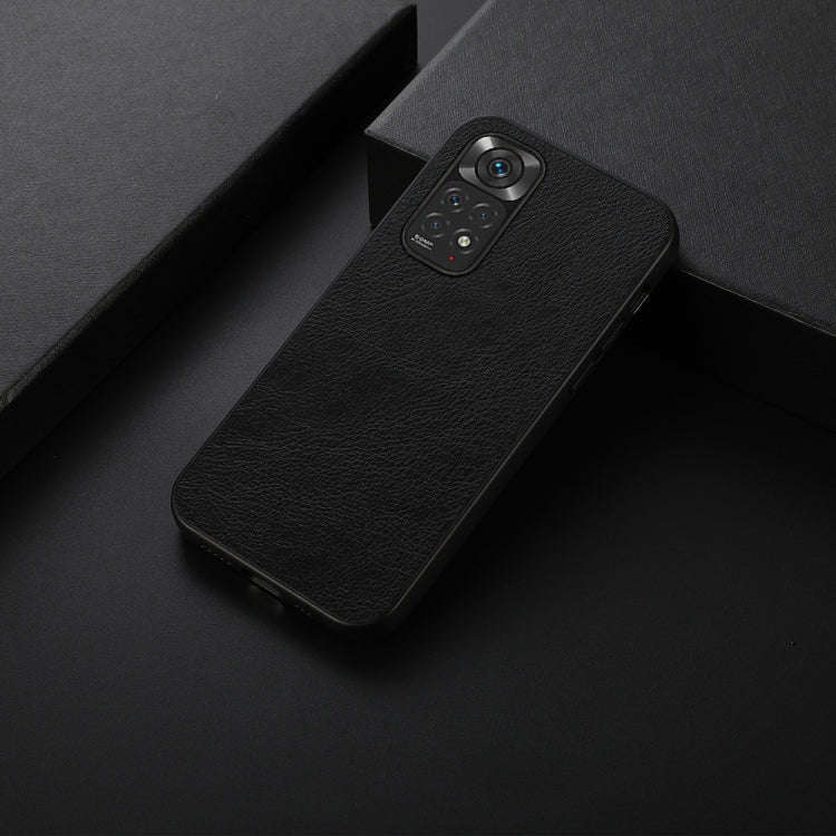 Two-color Litchi Texture Phone Case, For Xiaomi Redmi Note 11 4G Global / Note 11S, For Xiaomi Re...