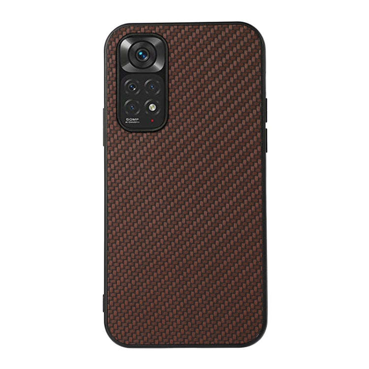 Accurate Hole Carbon Fiber Texture Shockproof Case, For Xiaomi Redmi Note 11 4G Global / Note 11S...