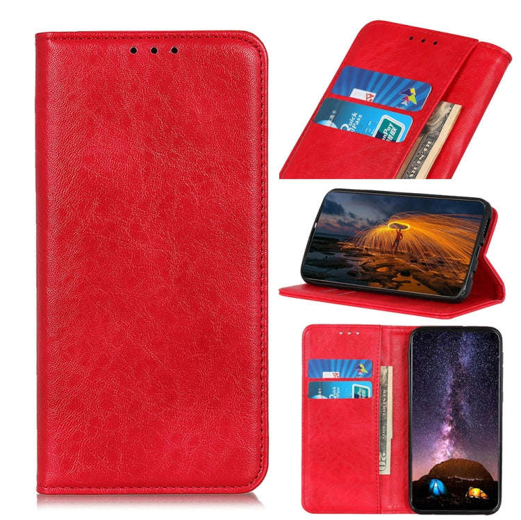 Magnetic Crazy Horse Texture Leather Phone Case, For Xiaomi Redmi Note 11 Pro 5G / 4G / Note 11 P...