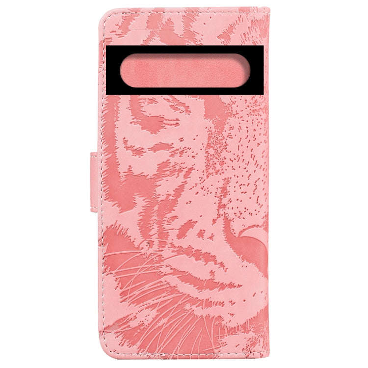 Tiger Embossing Pattern Horizontal Flip Leather Phone Case, For Google Pixel 7 Pro 5G, For Google...