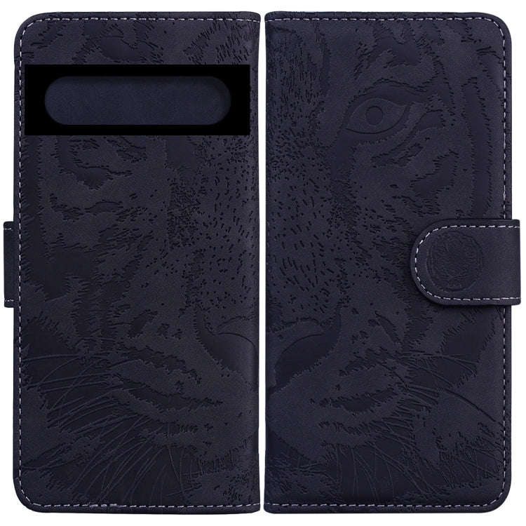 Tiger Embossing Pattern Horizontal Flip Leather Phone Case, For Google Pixel 7 Pro 5G, For Google...