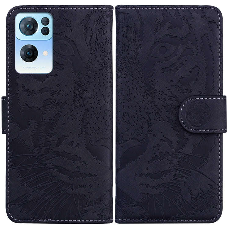 Tiger Embossing Pattern Horizontal Flip Leather Phone Case, For OPPO Reno7 Pro 5G, For Xiaomi Red...