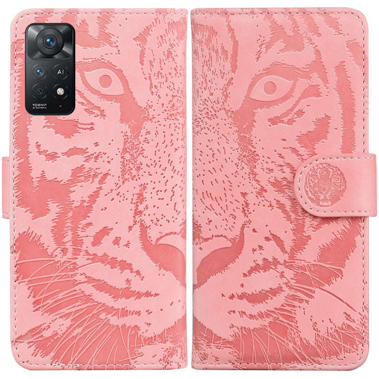 Tiger Embossing Pattern Horizontal Flip Leather Phone Case, For OPPO Reno7 Pro 5G, For Xiaomi Red...