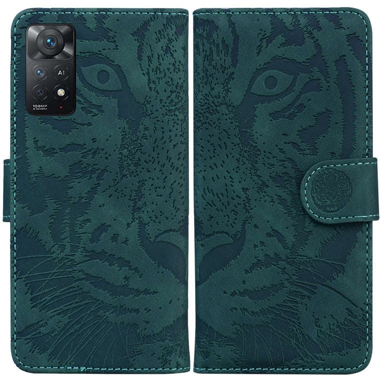 Tiger Embossing Pattern Horizontal Flip Leather Phone Case, For OPPO Reno7 Pro 5G, For Xiaomi Red...