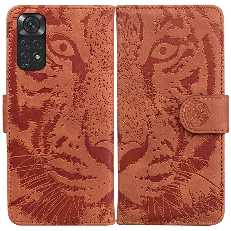 Tiger Embossing Pattern Horizontal Flip Leather Phone Case, For OPPO Reno7 Pro 5G, For Xiaomi Red...