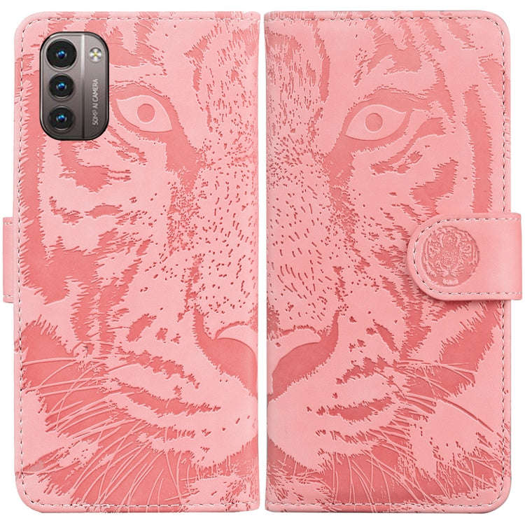 Tiger Embossing Pattern Horizontal Flip Leather Phone Case, For OPPO Reno7 Pro 5G, For Xiaomi Red...