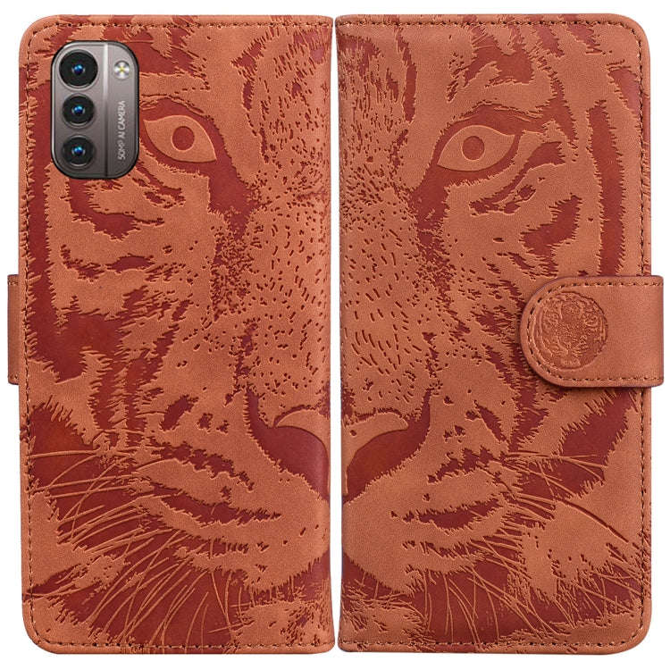 Tiger Embossing Pattern Horizontal Flip Leather Phone Case, For OPPO Reno7 Pro 5G, For Xiaomi Red...
