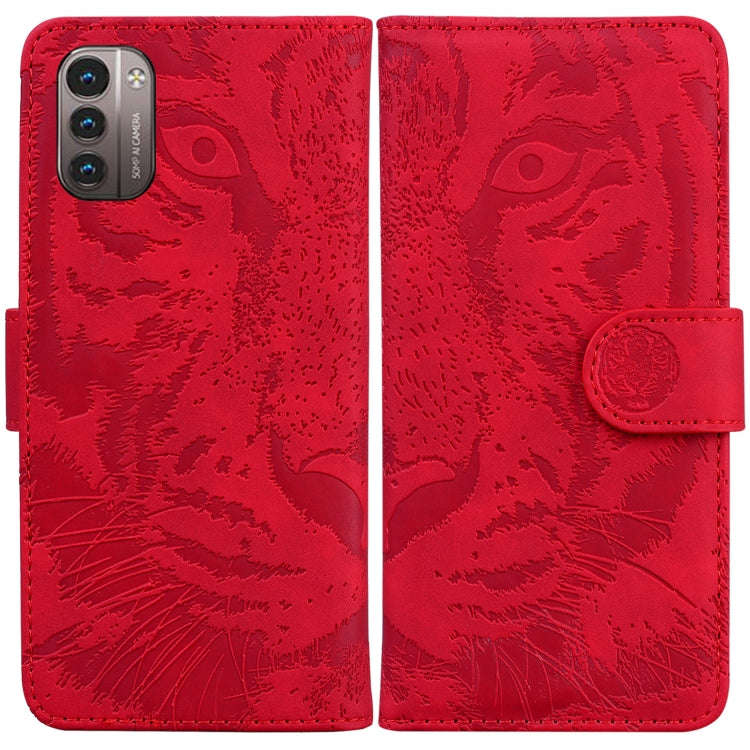 Tiger Embossing Pattern Horizontal Flip Leather Phone Case, For OPPO Reno7 Pro 5G, For Xiaomi Red...