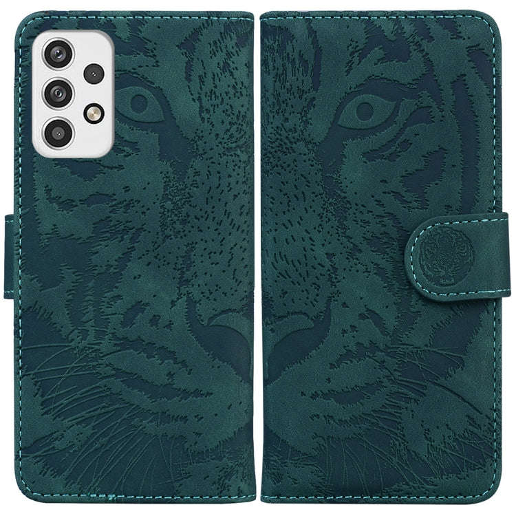 Tiger Embossing Pattern Horizontal Flip Leather Phone Case, For OPPO Reno7 Pro 5G, For Xiaomi Red...