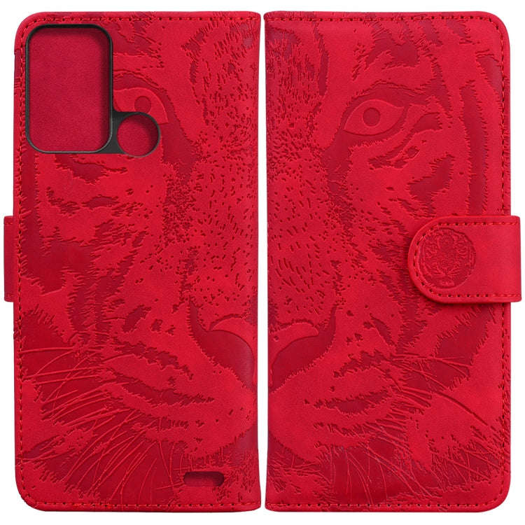 Tiger Embossing Pattern Horizontal Flip Leather Phone Case, For OPPO Reno7 Pro 5G, For Xiaomi Red...