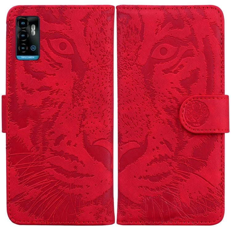 Tiger Embossing Pattern Horizontal Flip Leather Phone Case, For OPPO Reno7 Pro 5G, For Xiaomi Red...