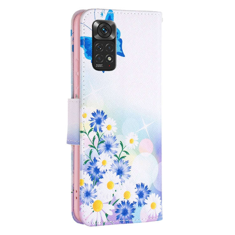 Colored Drawing Pattern Leather Phone Case, For Xiaomi Redmi Note 11 International Version