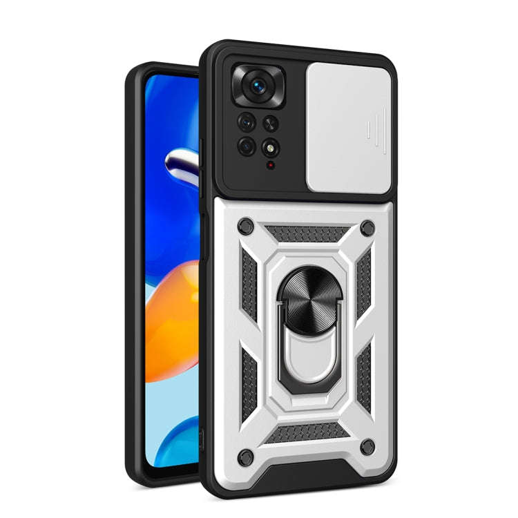 Sliding Camera Cover TPU+PC Phone Case, For Xiaomi Redmi Note 11 Pro(Global), For Xiaomi Redmi No...