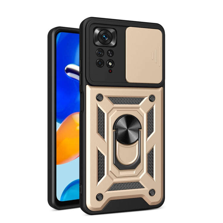 Sliding Camera Cover TPU+PC Phone Case, For Xiaomi Redmi Note 11 Pro(Global), For Xiaomi Redmi No...