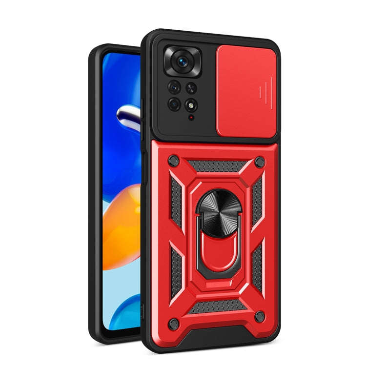 Sliding Camera Cover TPU+PC Phone Case, For Xiaomi Redmi Note 11 Pro(Global), For Xiaomi Redmi No...